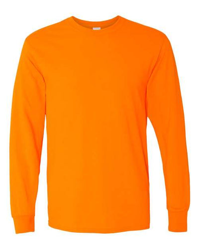 5400 Heavy Cotton™ Long Sleeve T-Shirt - Safety Orange