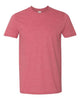 64000 Men's Softstyle® T-Shirt - Heather Cardinal Red