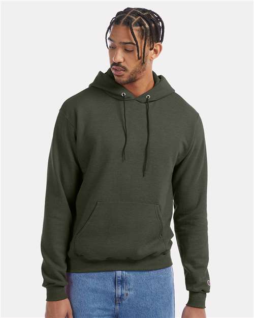 S700 Men's Powerblend® Hooded Sweatshirt - Dark Green Heather