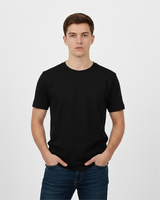 LYCTS 12 Pack Cotton Blend S/S Round Neck T-Shirts