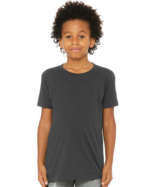 3001Y Youth Jersey Tee - Dark Grey