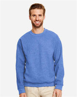 Gildan Unisex Heavy Blend™ Crewneck Sweatshirt 18000 - Heather Deep Royal