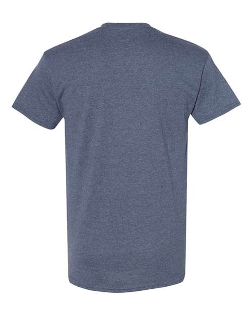 Gildan Unisex Heavy Cotton™ T-Shirt 5000 - Heather Navy