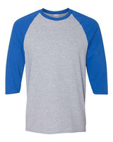 5700 Unisex Heavy Cotton™ Raglan Three-Quarter Sleeve T-Shirt