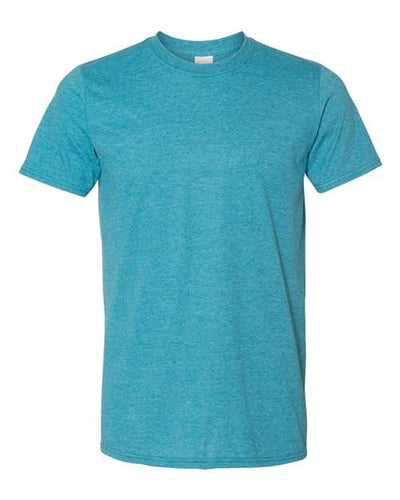 64000 Men's Softstyle® T-Shirt - Heather Galapagos Blue