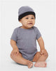4400 Infant Baby Rib Bodysuit - Granite Heather