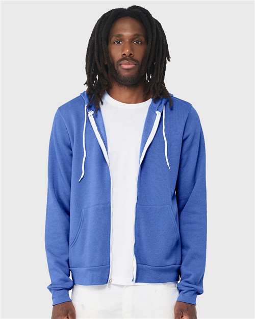 3739 Unisex Sponge Fleece Full-Zip Hoodie Sweatshirt