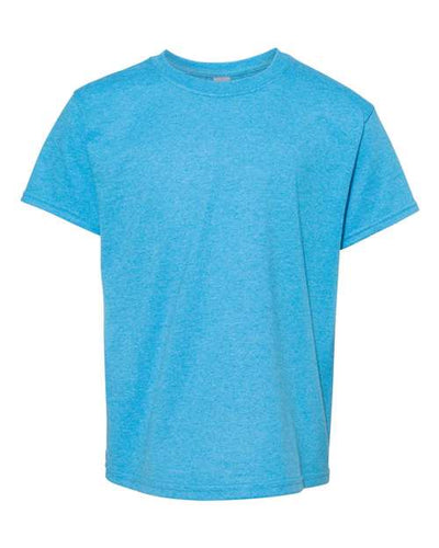 5000B Heavy Cotton™ Youth T-Shirt - Heather Sapphire