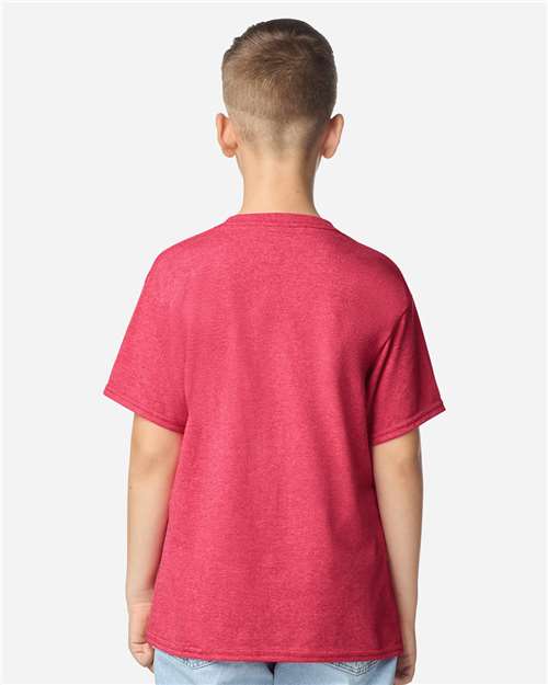 Gildan Youth Heavy Cotton™ T-Shirt 5000B - Heather Red