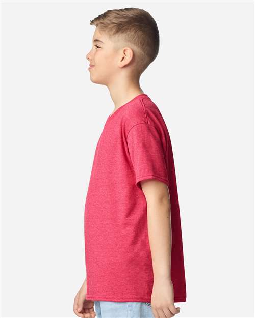 Gildan Youth Heavy Cotton™ T-Shirt 5000B - Heather Red