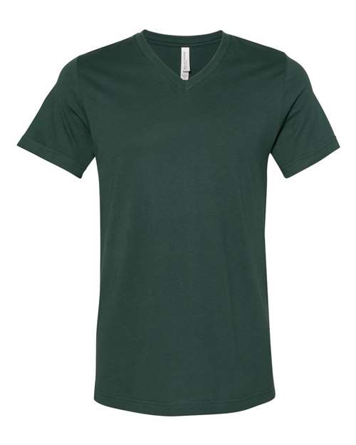 3005 Jersey V-Neck Tee - Forest