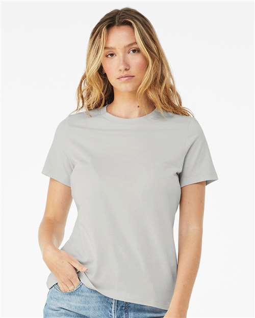 6400 Women’s Relaxed Jersey Tee - Silver