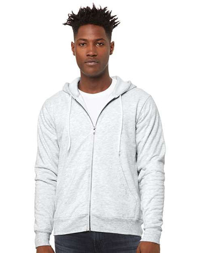 3739 Sponge Fleece Full-Zip Hoodie - Ash