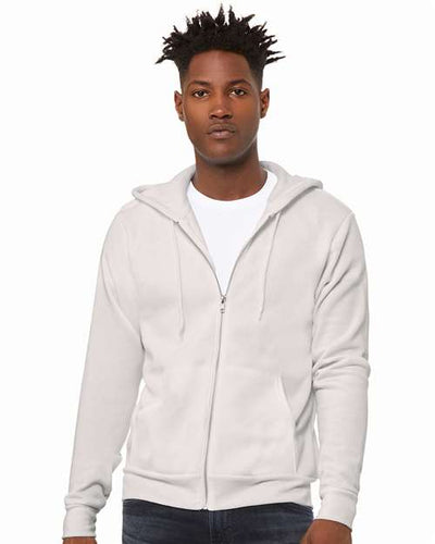 3739 Sponge Fleece Full-Zip Hoodie - Vintage White
