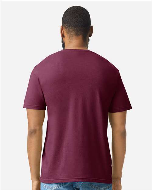 Gildan Unisex Softstyle® CVC T-Shirt 64000CVC - Maroon Mist