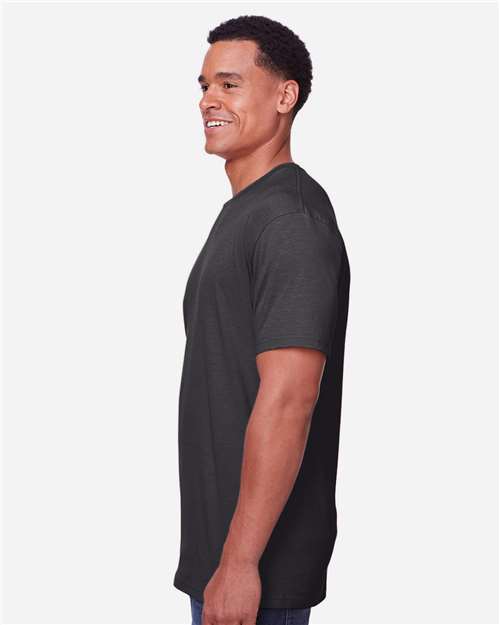 Gildan Unisex Softstyle® CVC T-Shirt 64000CVC - Pitch Black Mist