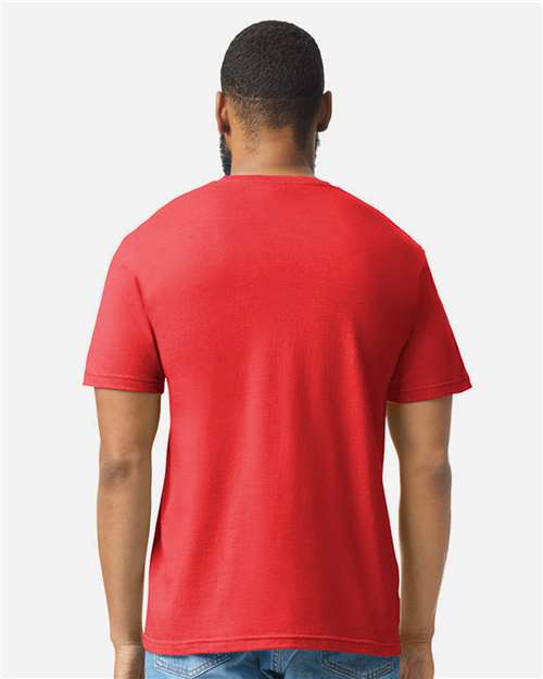 Gildan Unisex Softstyle® CVC T-Shirt 64000CVC - Red Mist