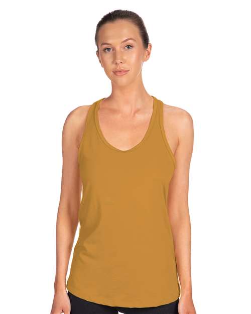 1533 Women's Ideal Racerback Tank - Antique Gold