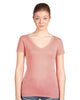 1540 Women's Ideal V-Neck T-Shirt - Desert Pink