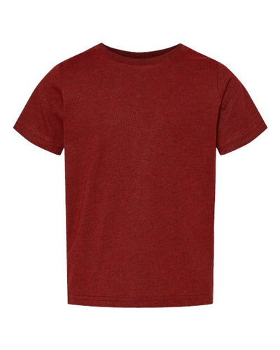 3321 Toddler Fine Jersey Tee - Cardinal Blackout