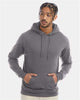 S700 Men's Powerblend® Hooded Sweatshirt - Stone Grey