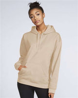 Gildan Unisex Softstyle® Midweight Hooded Sweatshirt SF500 - Sand