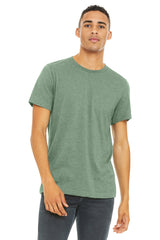 BELLA+CANVAS  ®  Unisex Heather CVC Short Sleeve Tee. BC3001CVC