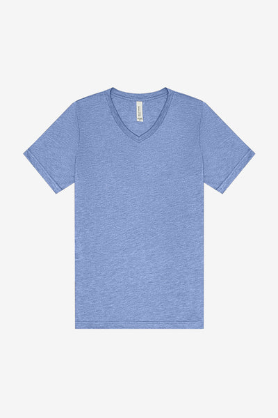 BELLA+CANVAS ®  Unisex Triblend Short Sleeve V-Neck Tee. BC3415
