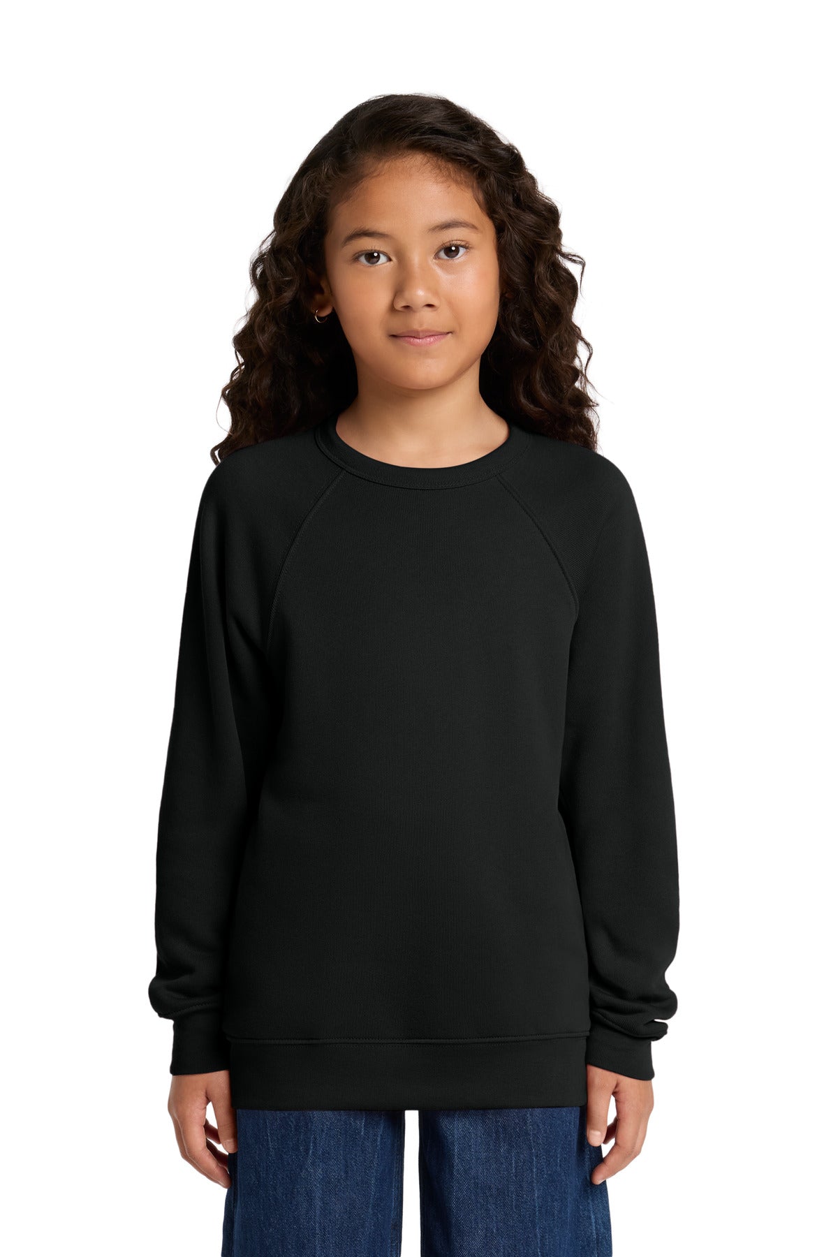 BELLA+CANVAS ®  Youth Sponge Fleece Raglan Sweatshirt BC3901Y