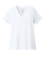 BELLA+CANVAS ®  Women's Relaxed Heather CVC V-Neck Tee BC6405CVC