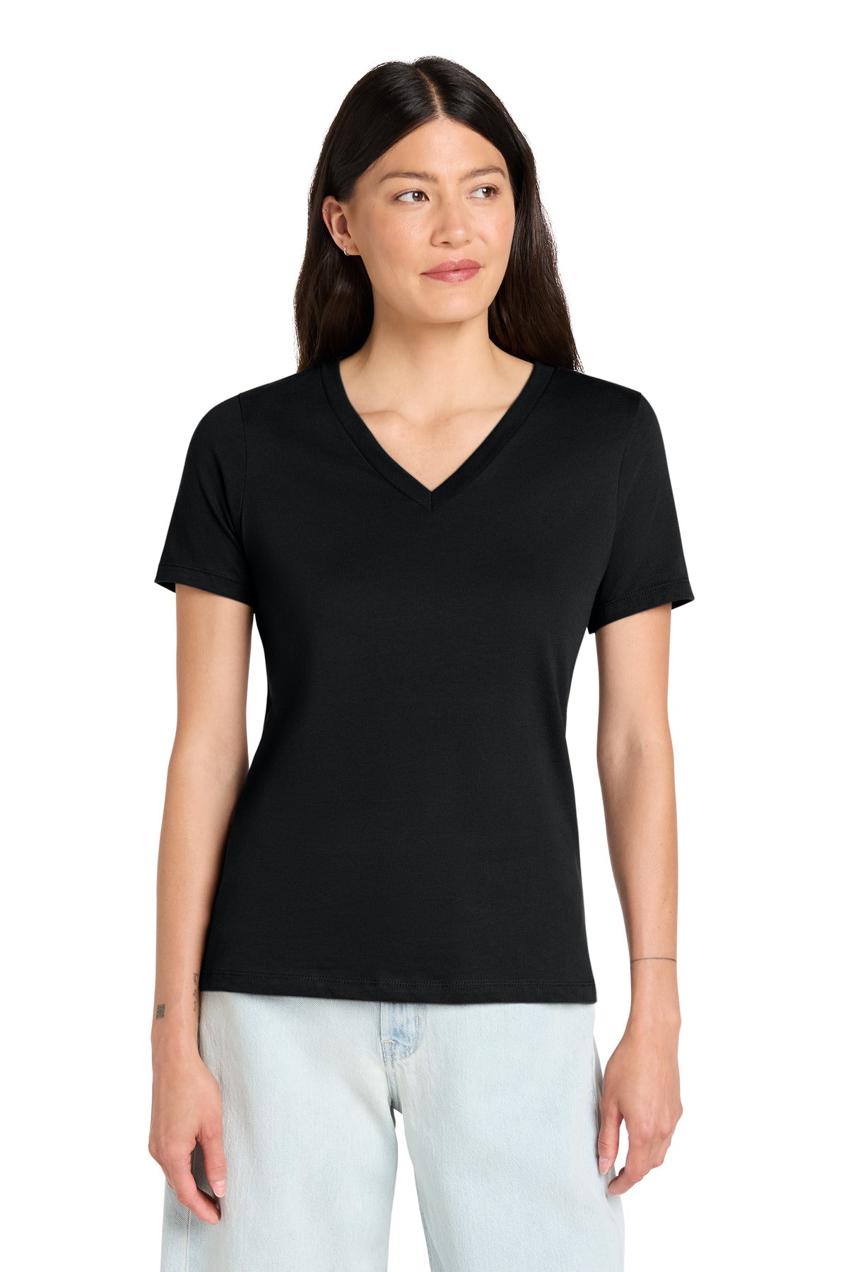 BELLA+CANVAS  ®  Women's Relaxed Jersey Short Sleeve V-Neck Tee. BC6405