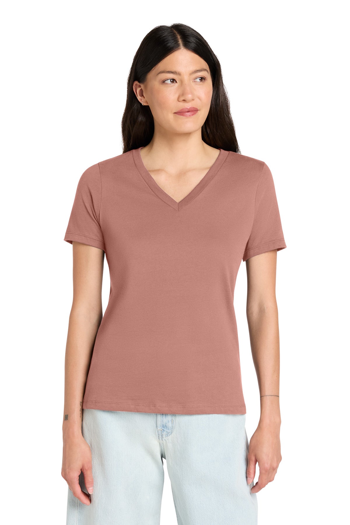 BELLA+CANVAS  ®  Women's Relaxed Jersey Short Sleeve V-Neck Tee. BC6405