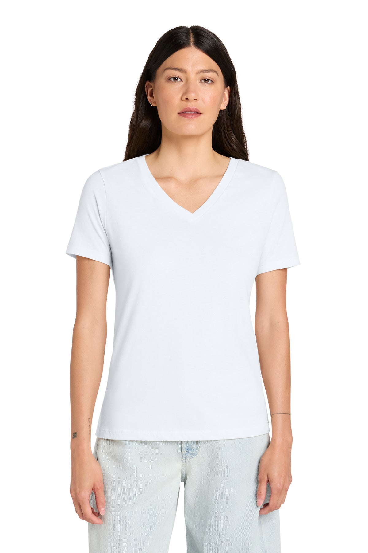 BELLA+CANVAS  ®  Women's Relaxed Jersey Short Sleeve V-Neck Tee. BC6405