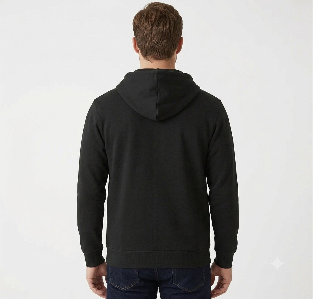CVC 9 oz Heavy Duty Unisex Cut Zipper Pullover Hoodie