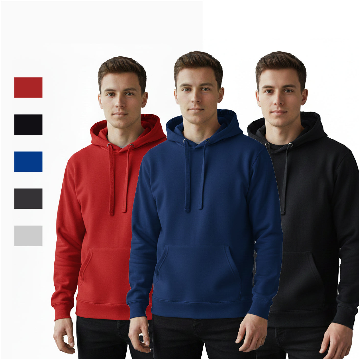 Lot of 72 LyfeLyke Adult Heavy Blend 7.75 oz., 55/45 Promo Hoodie