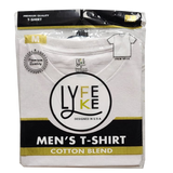LYCTS 12 Pack Cotton Blend S/S Round Neck T-Shirts