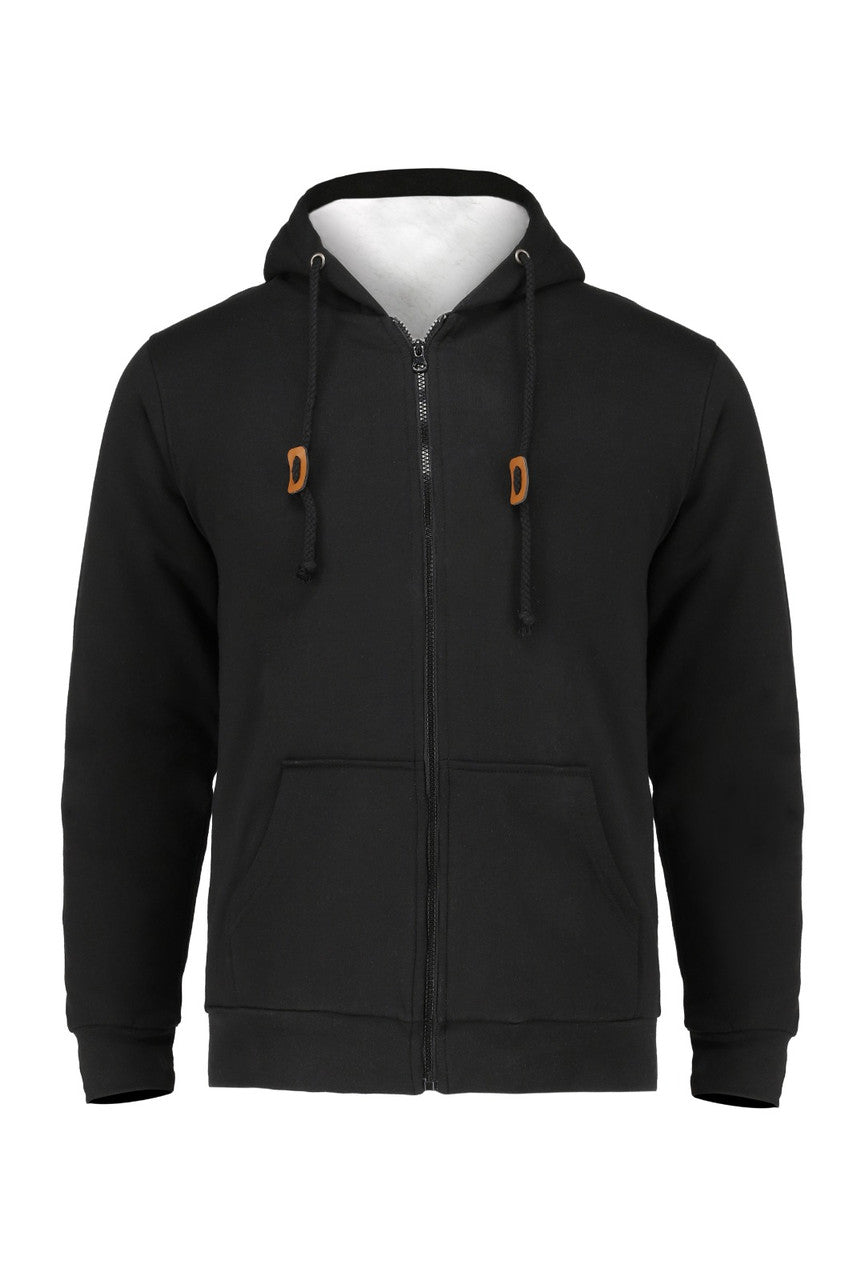 URBAN 360 Hooded Sherpa Lining Full Zip Jacket