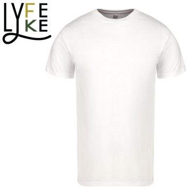 LYCTS 12 Pack Cotton Blend S/S Round Neck T-Shirts