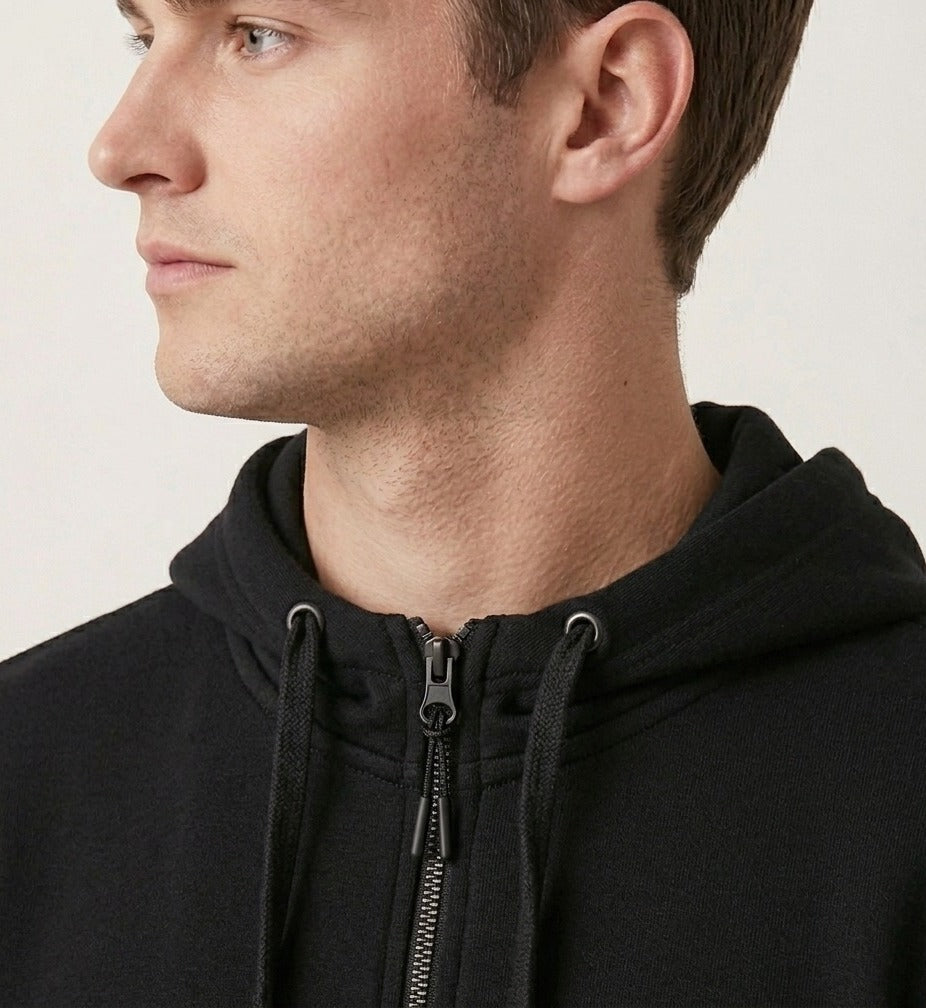 Lyfe Lyke CVC 9 oz Heavy Duty Unisex Cut Zipper Pullover Hoodie