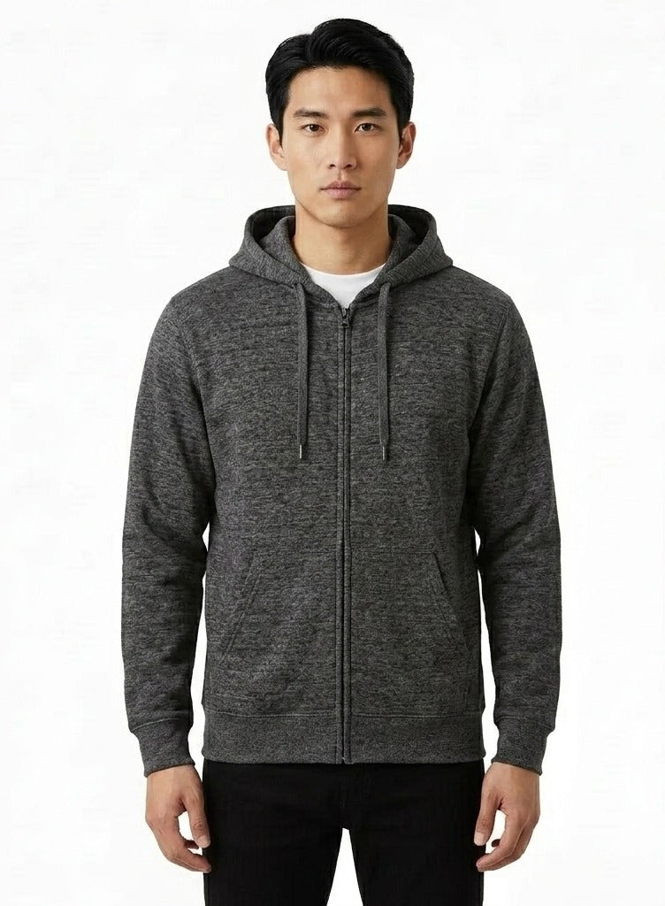 Lyfe Lyke CVC 9 oz Heavy Duty Unisex Cut Zipper Pullover Hoodie